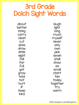 Sight Words 